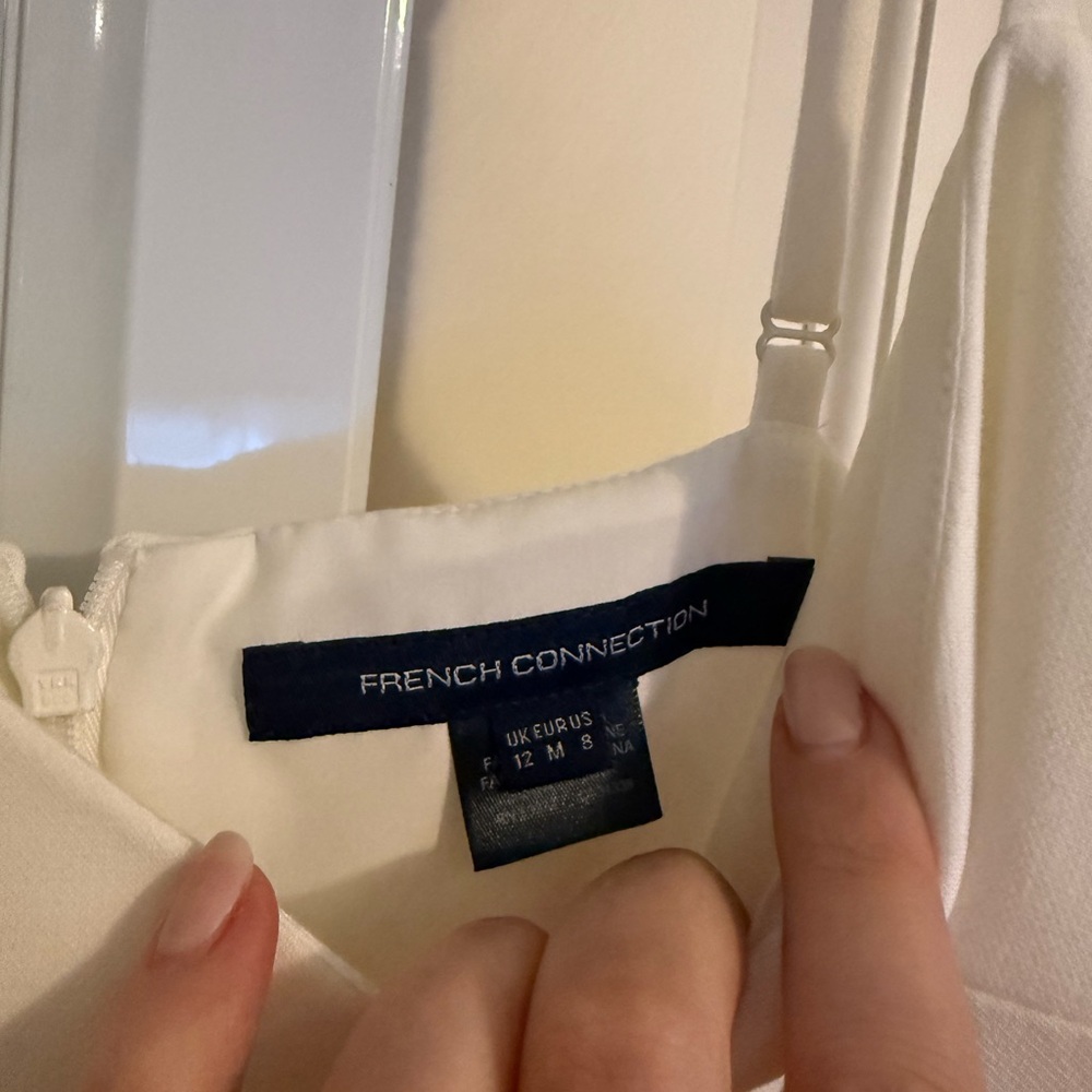 French Connection White Mini Dress - Picture 6 of 6